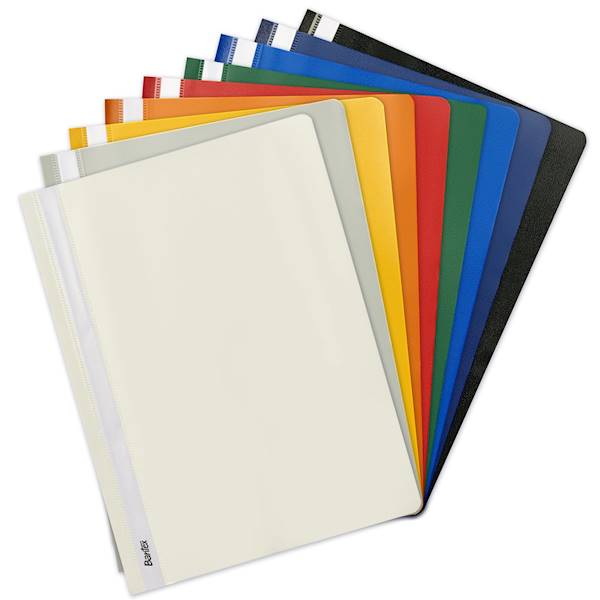 Skoroszyt wpinana A4 plastik żółty 1szt
