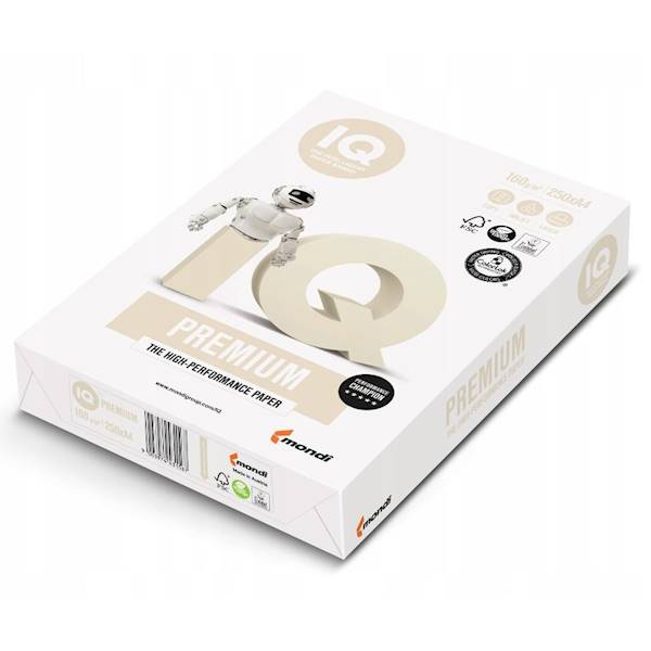 Papier A4/160 IQ Premium biały 250szt
