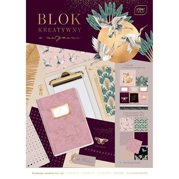 BLOK KREATYWNY A4 18 80/170G SATIN GO