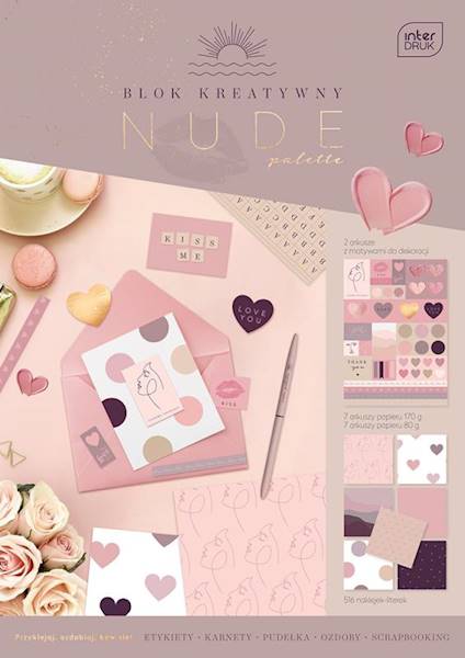 BLOK KREAT. Z NAKL. A4 18 80/170 NUDE