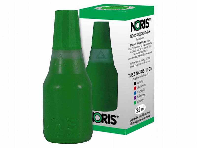 Tusz do pieczątek Noris 25ml zielony