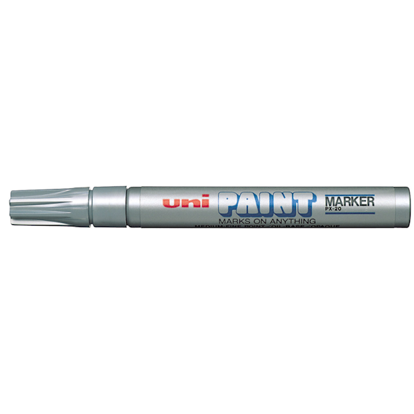 MARKER OLEJOWY UNI PAINT PX-20 OLEJNY SREBRNY