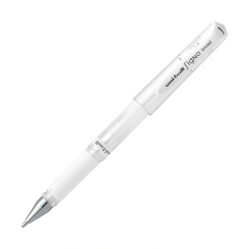 Pióro żelowe Uni UM 153 0.65mm Biały