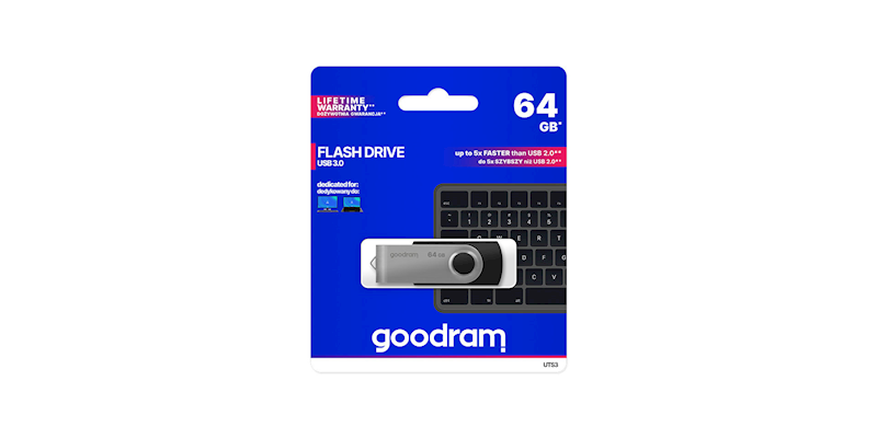 Goodram Flashdrive UTS3 64GB USB 3.0 czarny