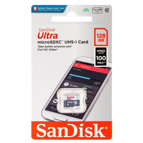 SanDisk Ultra microSDXC 128GB Android 100MB/s 