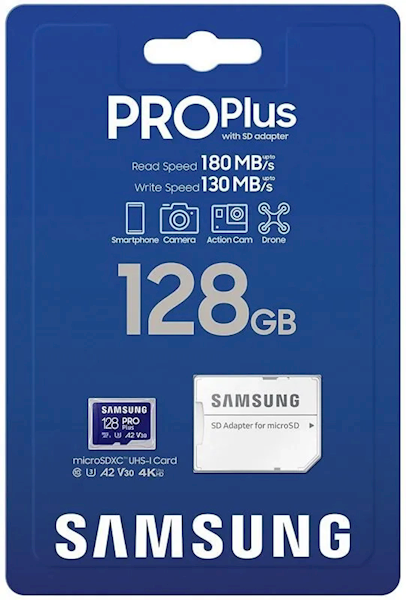 Samsung Pro PLUS microSDXC 128GB UHS-I U3