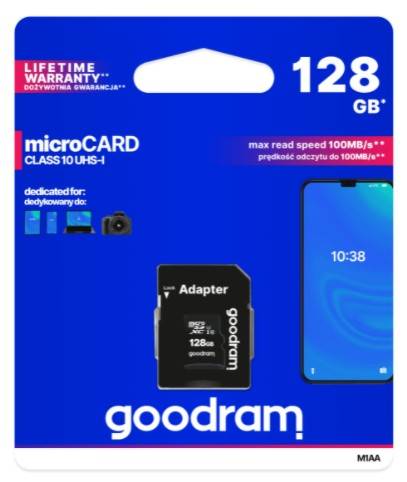 Karta pamięci GoodRam M1AA-1280R12 (128GB; Class 10