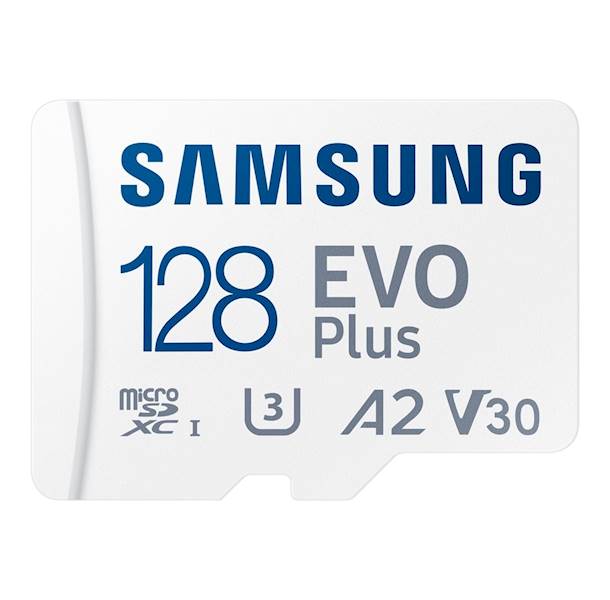 Samsung 128GB microSDXC EVO Plus odczyt  130MB