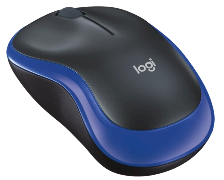Myszka Logitech M185 bezp. niebieska