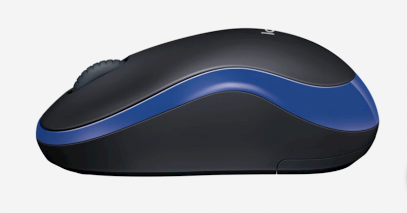 Myszka Logitech M185 bezp. niebieska