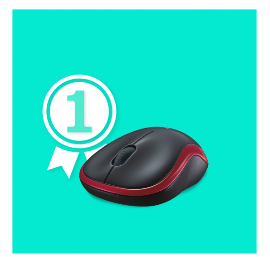 Mysz Logitech M185 Red