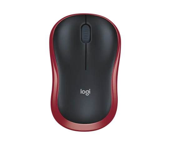 Myszka Logitech M185 bezp. czerwona