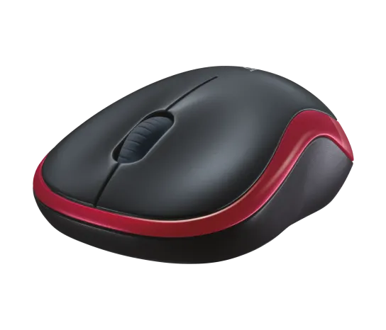 Myszka Logitech M185 bezp. czerwona