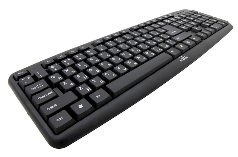 Klawiatura TITANUM TKR101 (USB 2.0; (RU); kolor czarny)
