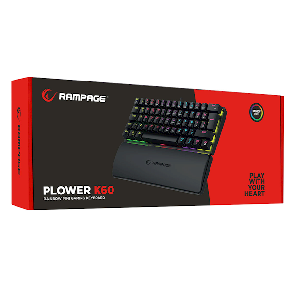 Klawiatura Mechaniczna PLOWER K60 Blue Sw