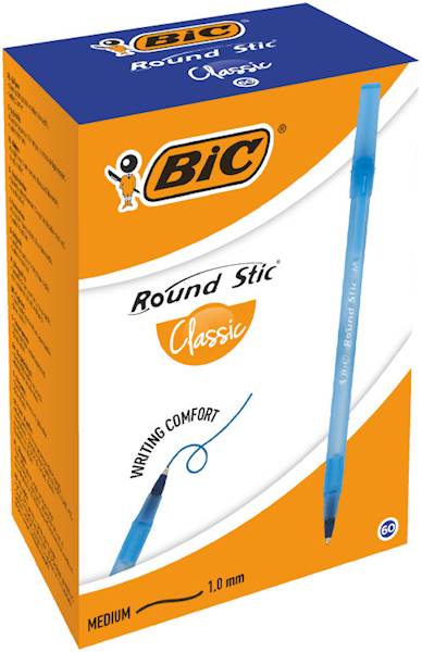 Długopis Bic Round Stick  niebieski  Classic 1 szt