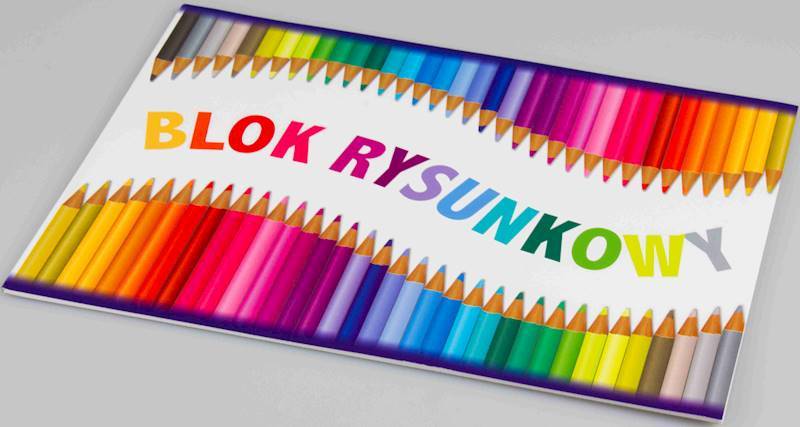 Blok rysunkowy A4/20k 70g biały 