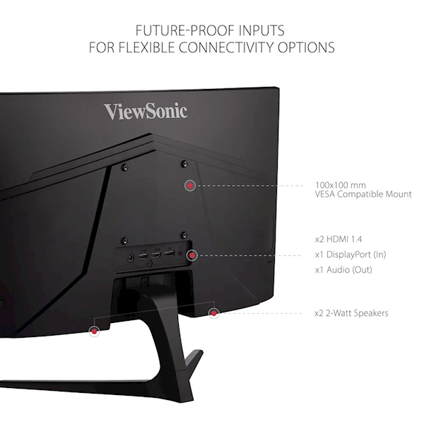 Monitor Gamingowy ViewSonic 23,6" VX2418C (VS19012)