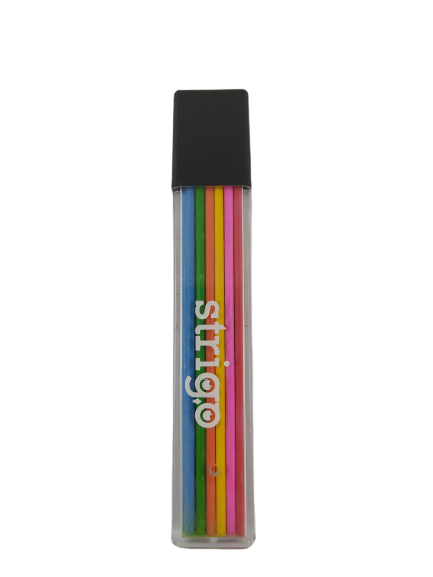 Wkład do ołówków auto. STRIGO 2.0 mm kolory tęczy