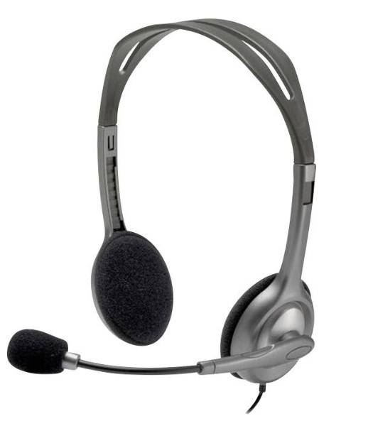 Słuchawki Logitech H111 981-0005939 (kolor szary