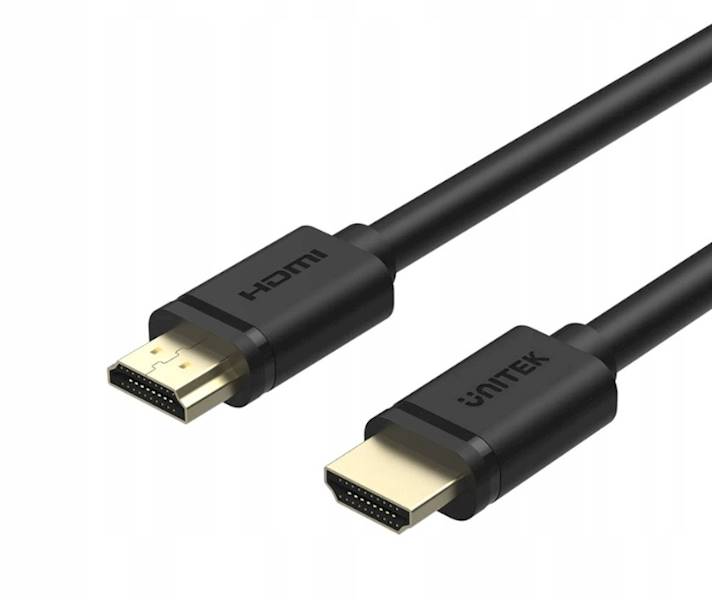 Unitek przewód BASIC HDMI v1.4 M/M gold 1M Y-C136M
