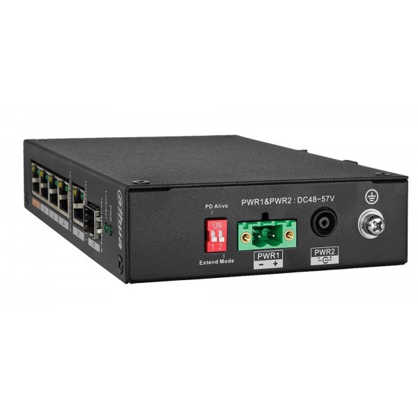 Switch 4x PoE Dahua PFS3106-4ET 60 V2 60W SFP