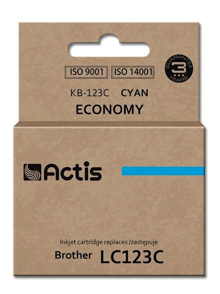 ACS tusz Brother LC123 Cyan KB-123C 10ml