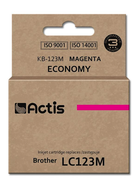 ACS tusz Brother LC123 Magenta KB-123M 10ml