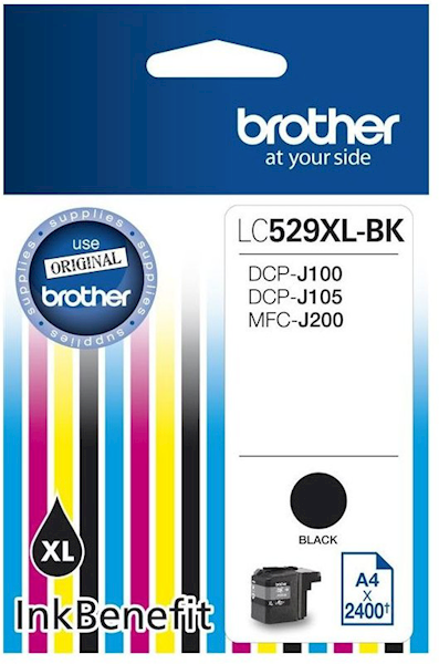BROTHER Tusz Czarny LC529XLBK=LC-529XLBK