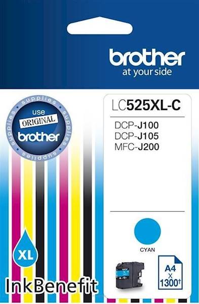 BROTHER Tusz Niebieski LC525XLC=LC-525XLC