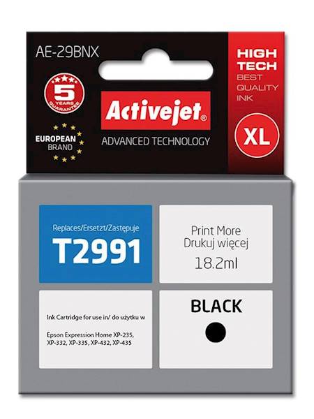 Tusz Activejet AE-29BNX (do drukarki Epson, zamie
