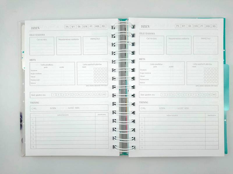 FIT PLANNER FRUI 159X210 A5/218 kołonotatnik 