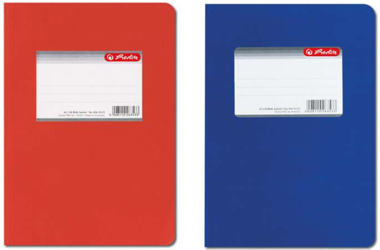 Brulion A5/96 kratka Herlitz Colors