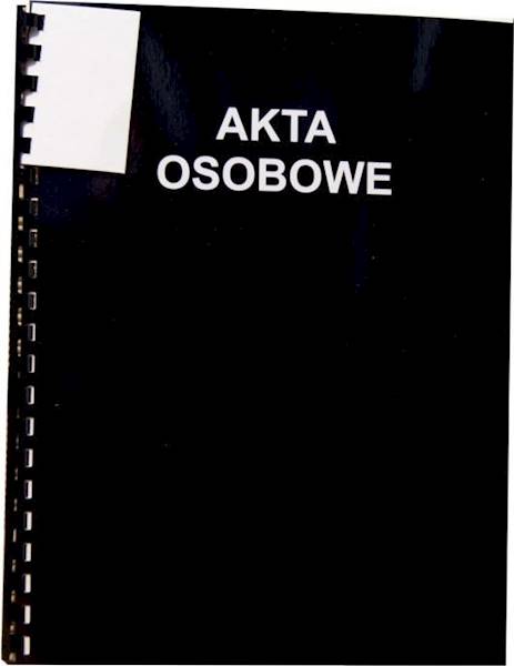 TECZKA DO AKT OSOBOWYCH  Z INSTRUKCJĄ 02