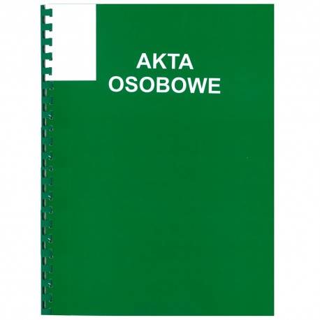 TECZKA DO AKT OSOBOWYCH  Z INSTRUKCJĄ 02