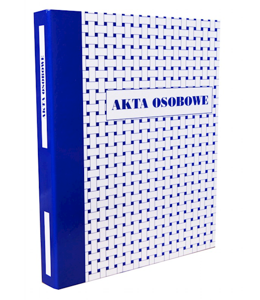 Teczka do akt osob. z mech. ring. 1szt / mix-zielony, niebieski, czerwony, czarny/