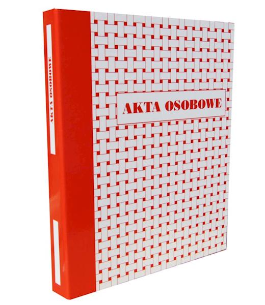 Teczka do akt osob. z mech. ring. 1szt / mix-zielony, niebieski, czerwony, czarny/