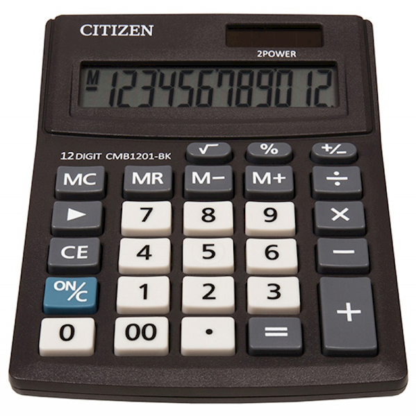KALKULATOR BIUROWY CITIZEN CMB1201-BK BUSINESS LIN