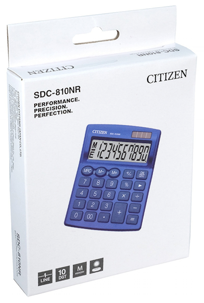 Kalkulator Citizen SDC810NR-NV  SDC810 granat 