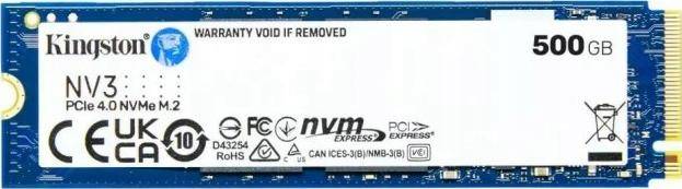 Kingston NV3 M.2 Pcie 4.0 NVMe 500GB