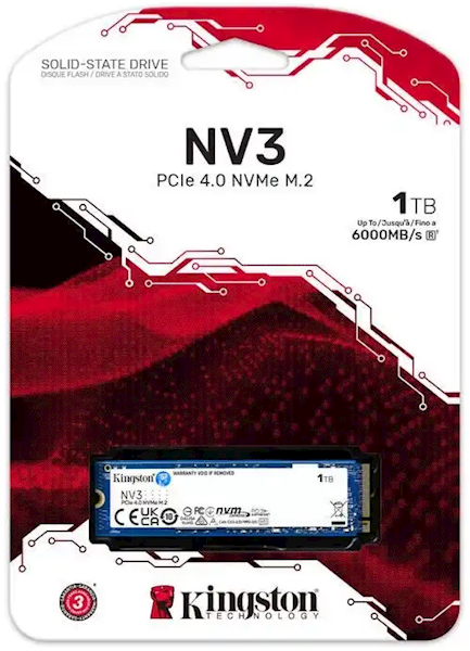 Kingston NV3 M.2 Pcie 4.0 NVMe 1TB