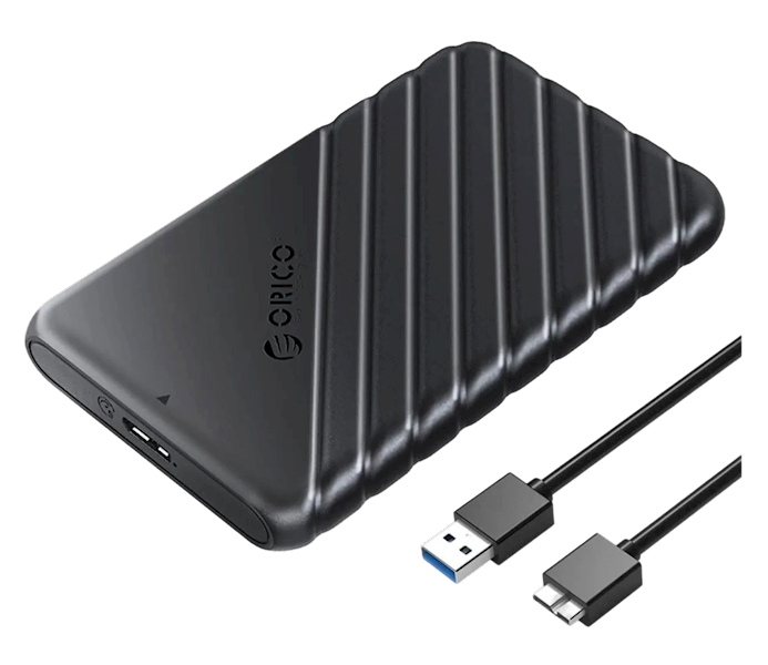 Obudowa dysku SATA 2,5" USB 3.1 czarna 25PW1-U3-BK-EP-HW Orico 