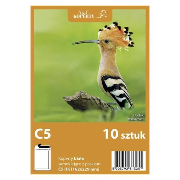 KOPERTA C5 BIAŁA opak. 10szt