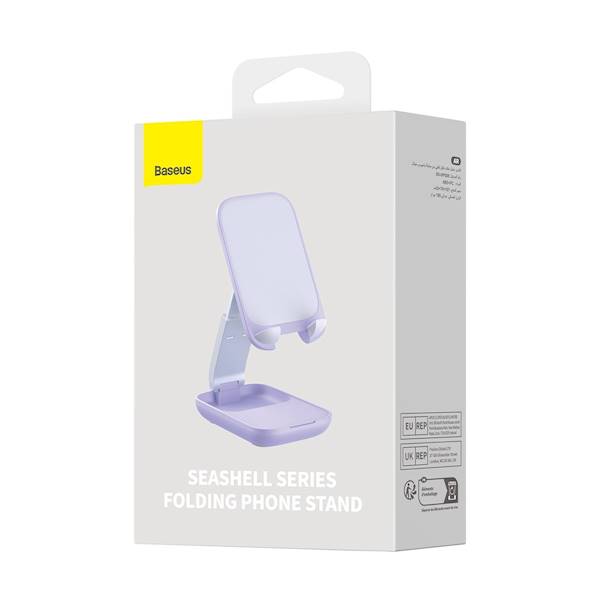Stojak na telefon Baseus Seashell Series - fioletowy