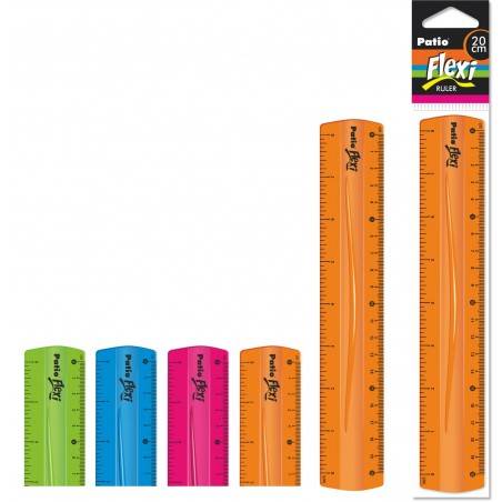 Linijka 20cm Patio Flexi colours