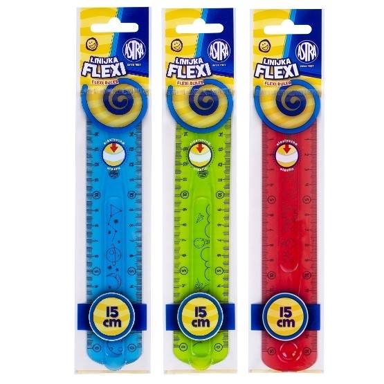 Linijka 15 cm eleatyczna Astra Flexi