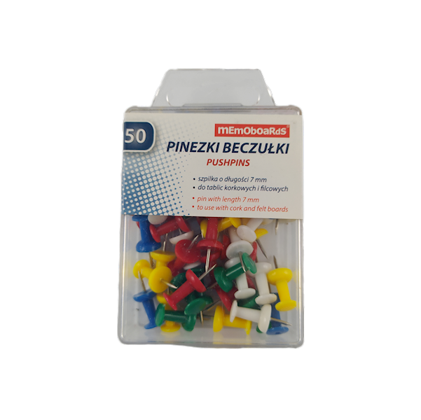 Pinezki do tablic Memoboards beczułki opk.50