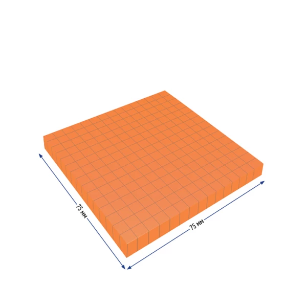 Notes samoprzylepny Berlingo pomarańczowa 80k 75mm x 75mm (287191)