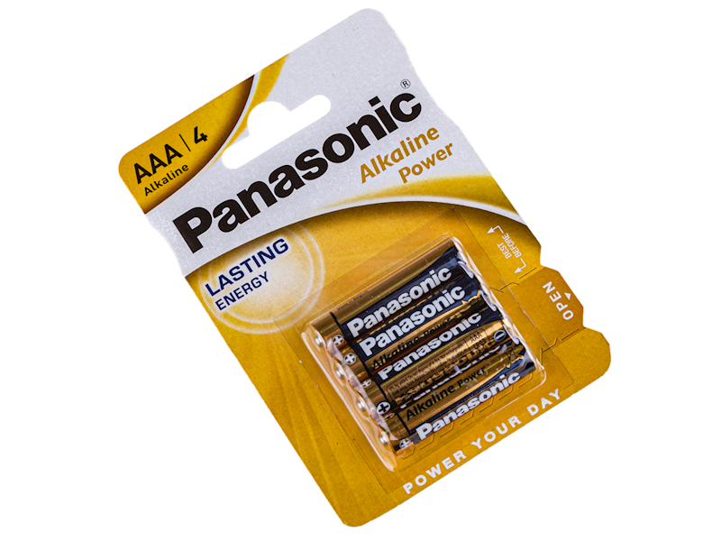 LR3 4BL PANASONIC AL. BATERIA  LR3/AAA 1,5V