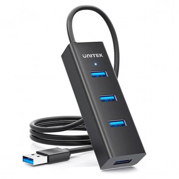 Aktywny hub USB-A 5Gbps, 4 porty USB-A  Y-3089V01 